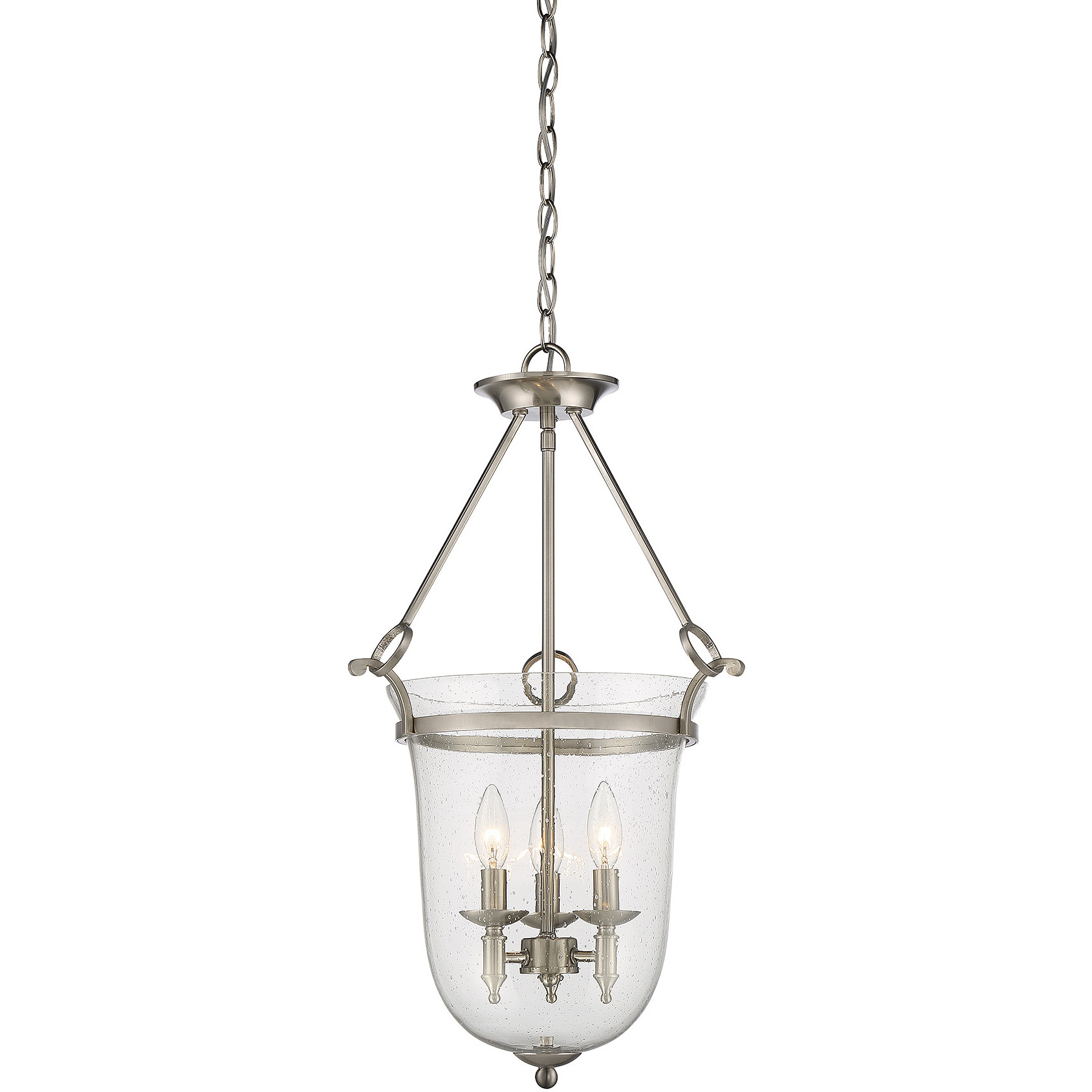 Trudy 3 Light 16 inch Satin Nickel Pendant Ceiling Light