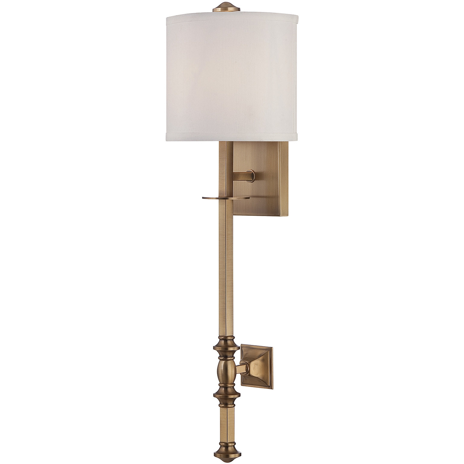 Devon 1 Light 7.5 inch Warm Brass Wall Sconce Wall Light, Essentials