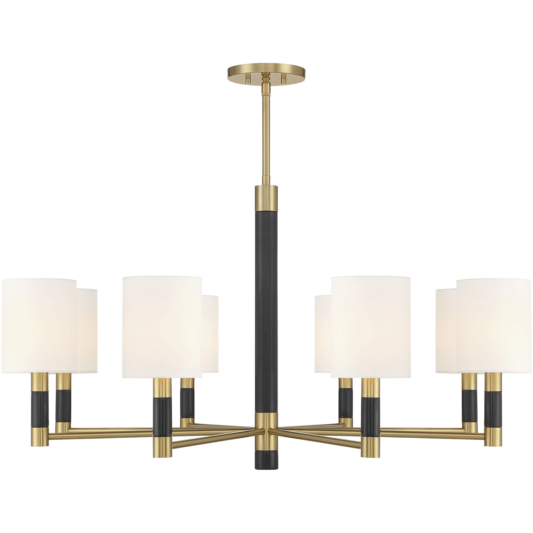 Savoy House 1-4605-8-322 Conrad 8 Light 40 inch Warm Brass with