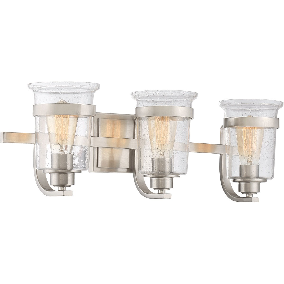 Goodwin 3 Light 24 inch Satin Nickel Bath Light Wall Light