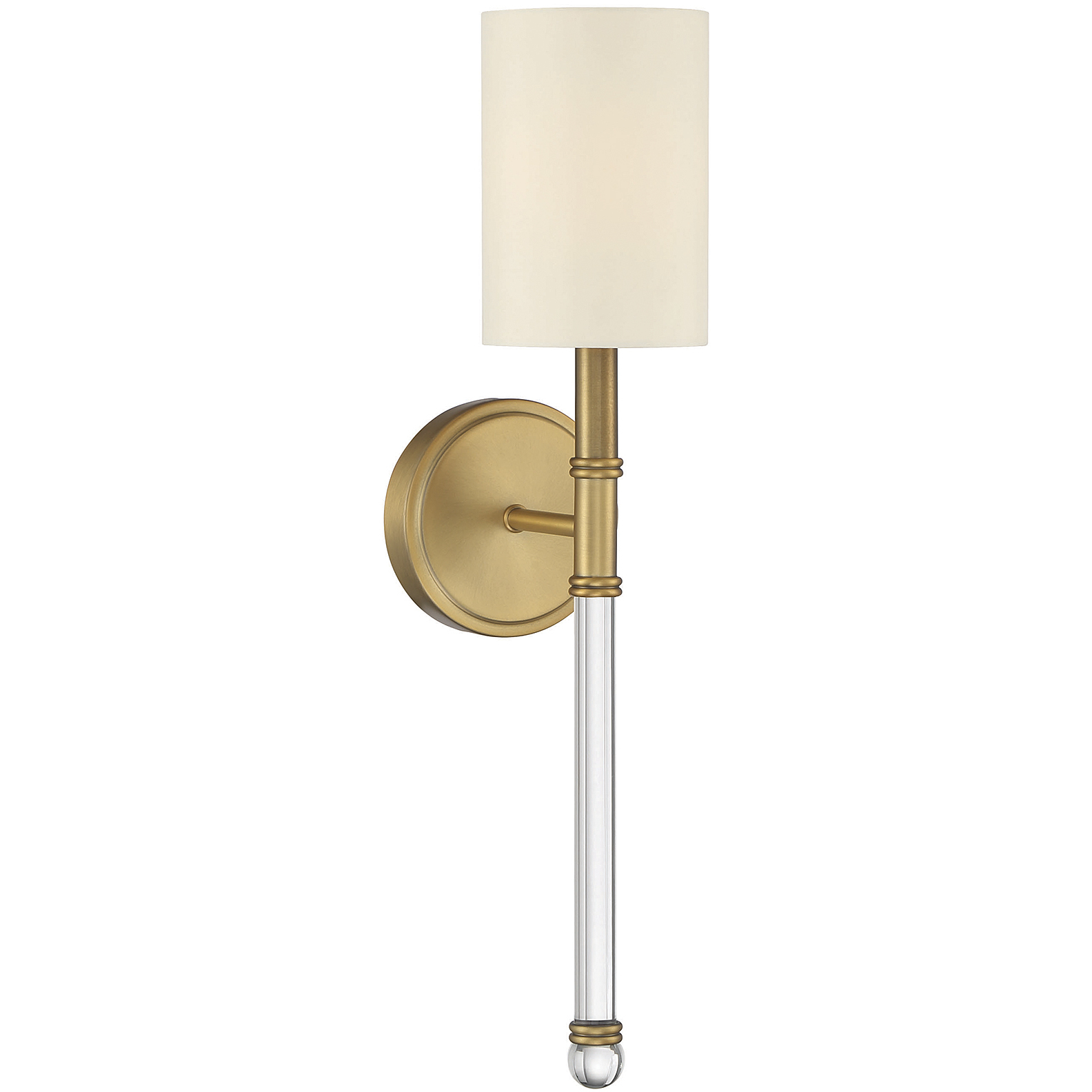 Brass shade sconce on sale