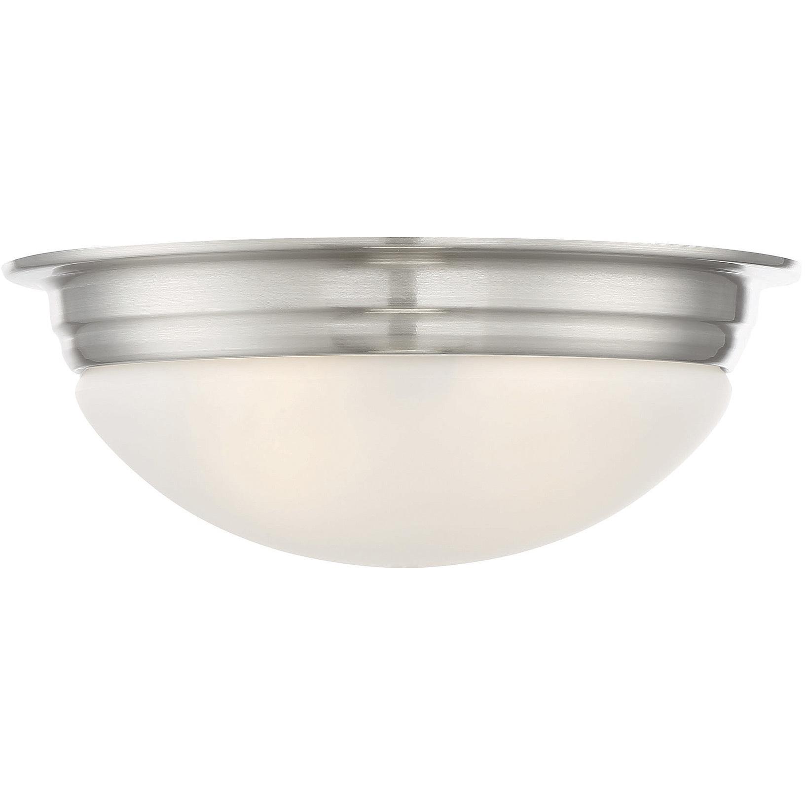 Stella 2 Light 13 inch Satin Nickel Flush Mount Ceiling Light, Essentials