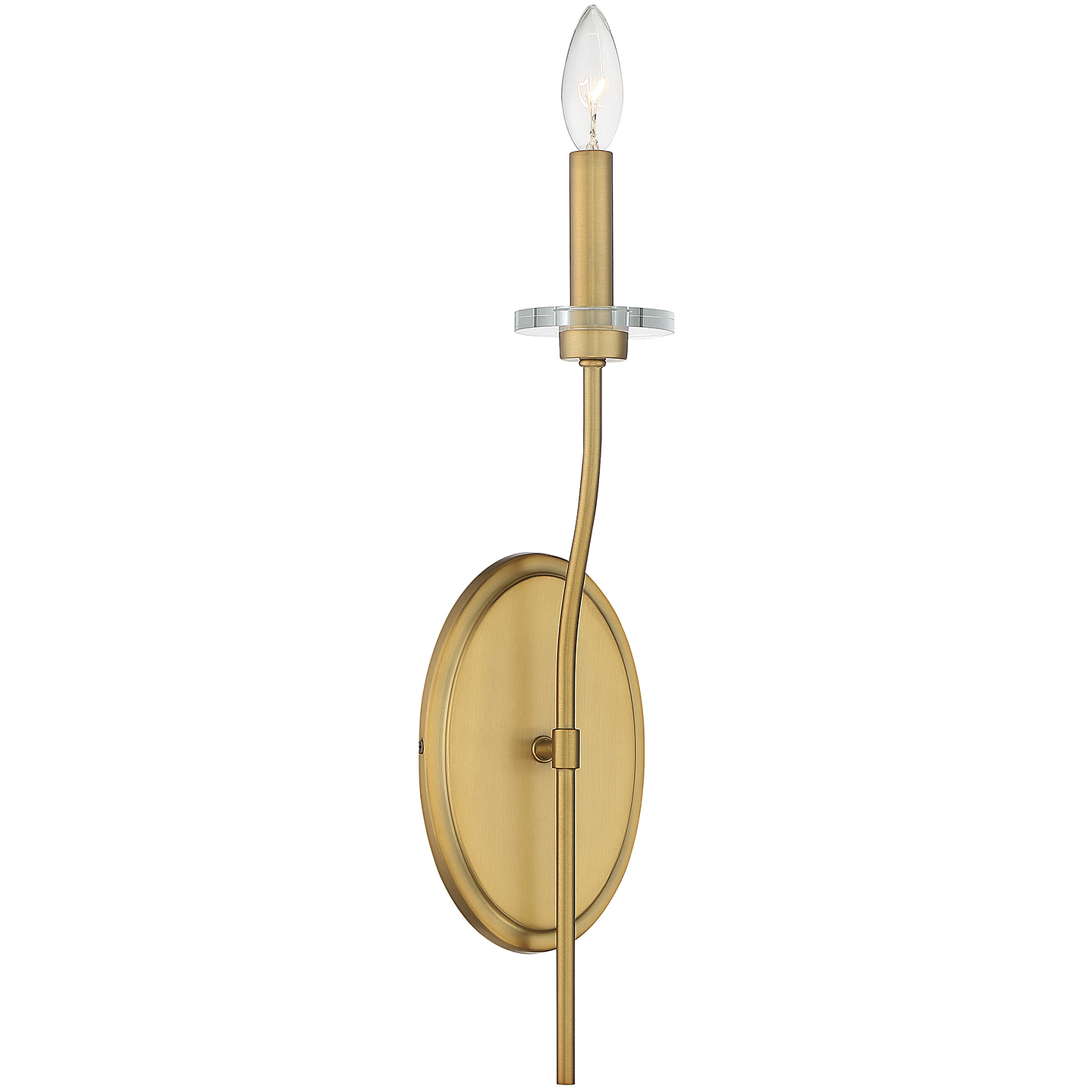 Richfield 1 Light 5 inch Warm Brass Wall Sconce Wall Light, Essentials