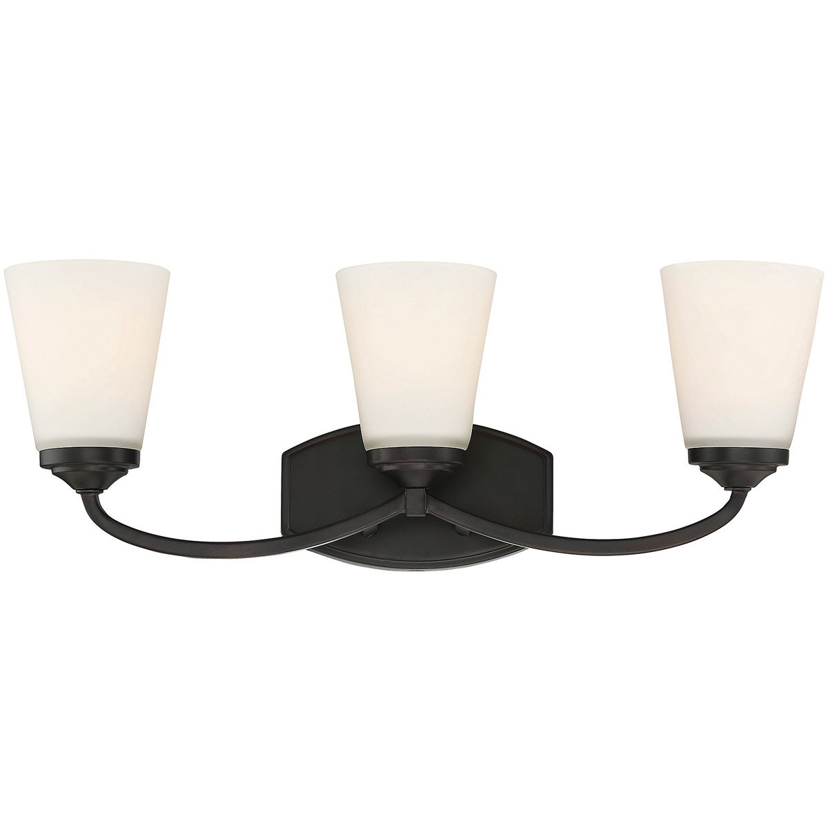 Jordan 3 Light 23 inch English Bronze Bath Light Wall Light