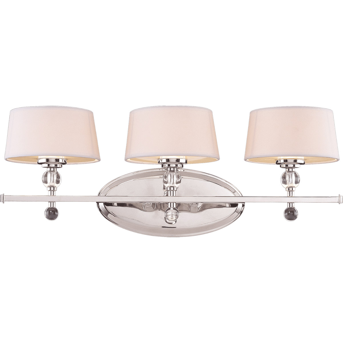Murren 3 Light 27.25 inch Polished Nickel Bath Light Wall Light