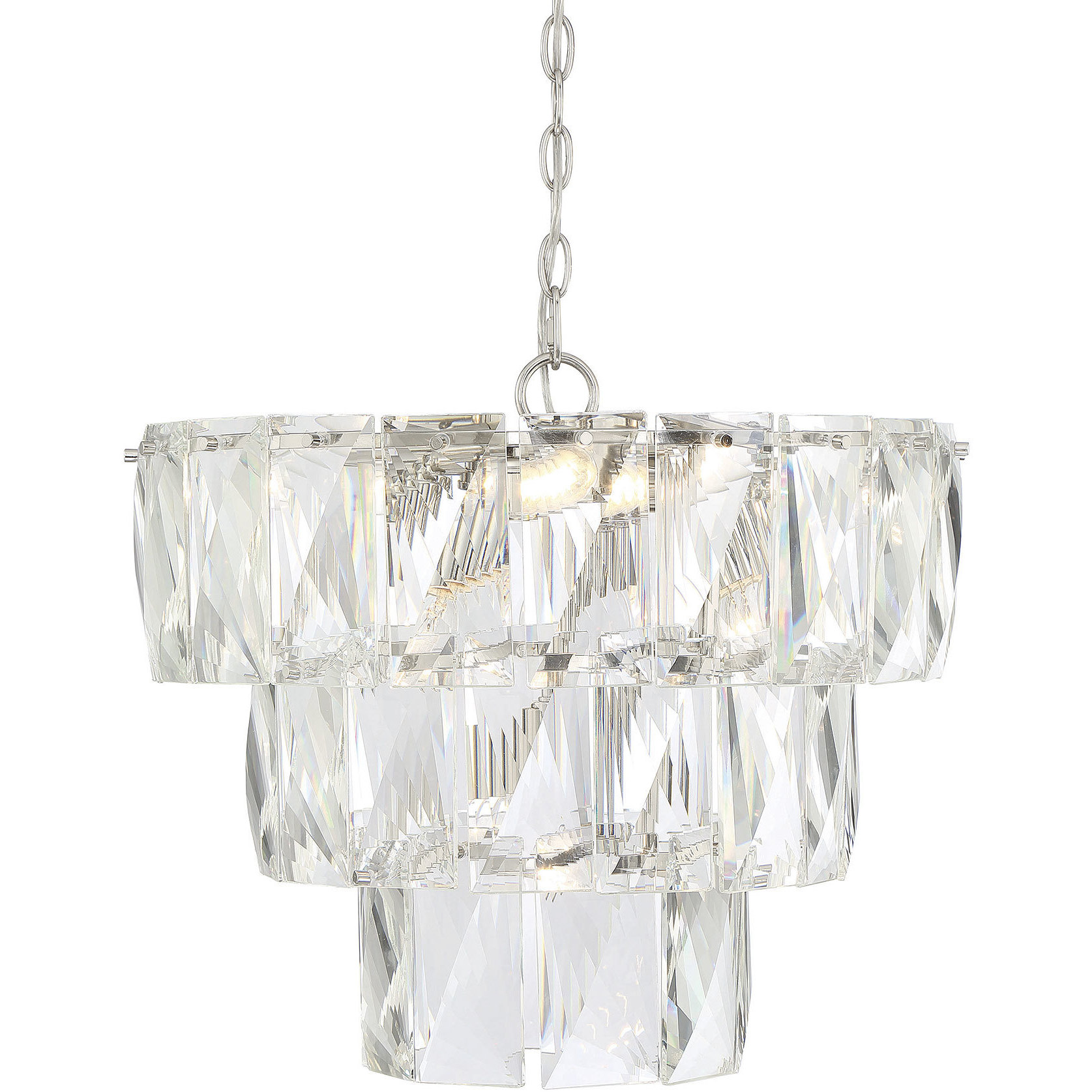 Turner 7 Light 20 inch Polished Nickel Chandelier Ceiling Light