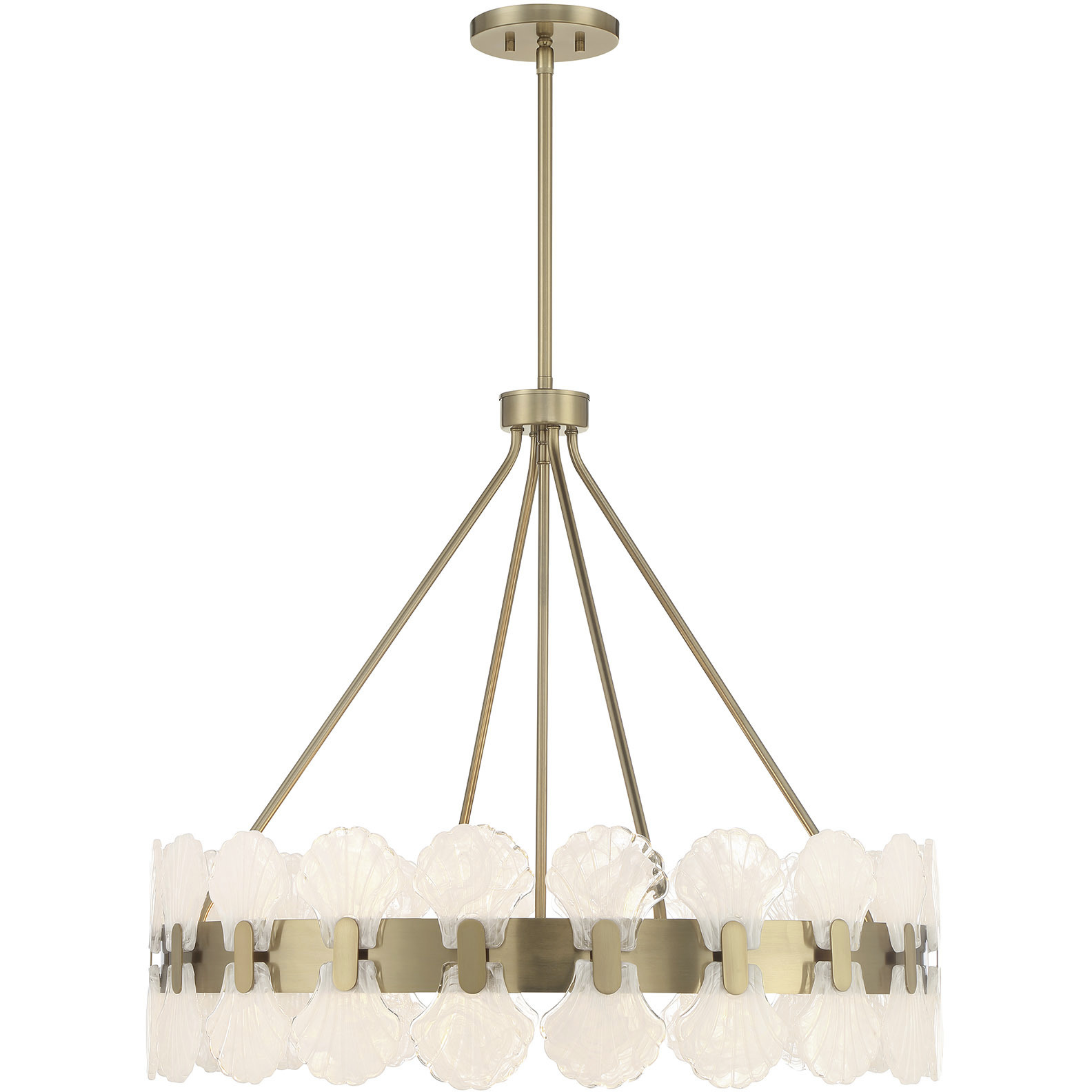 Savoy House 1-3605-6-127 Bancroft 6 Light 30 inch Noble Brass
