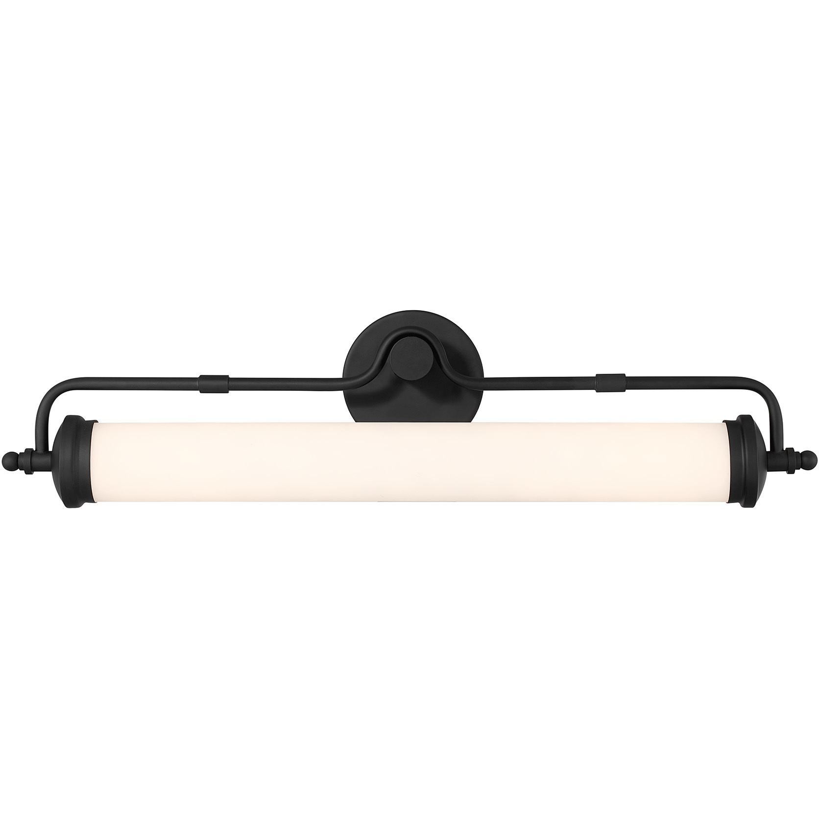 Keller LED 28 inch Black Lustre Bathroom Vanity Light Wall Light