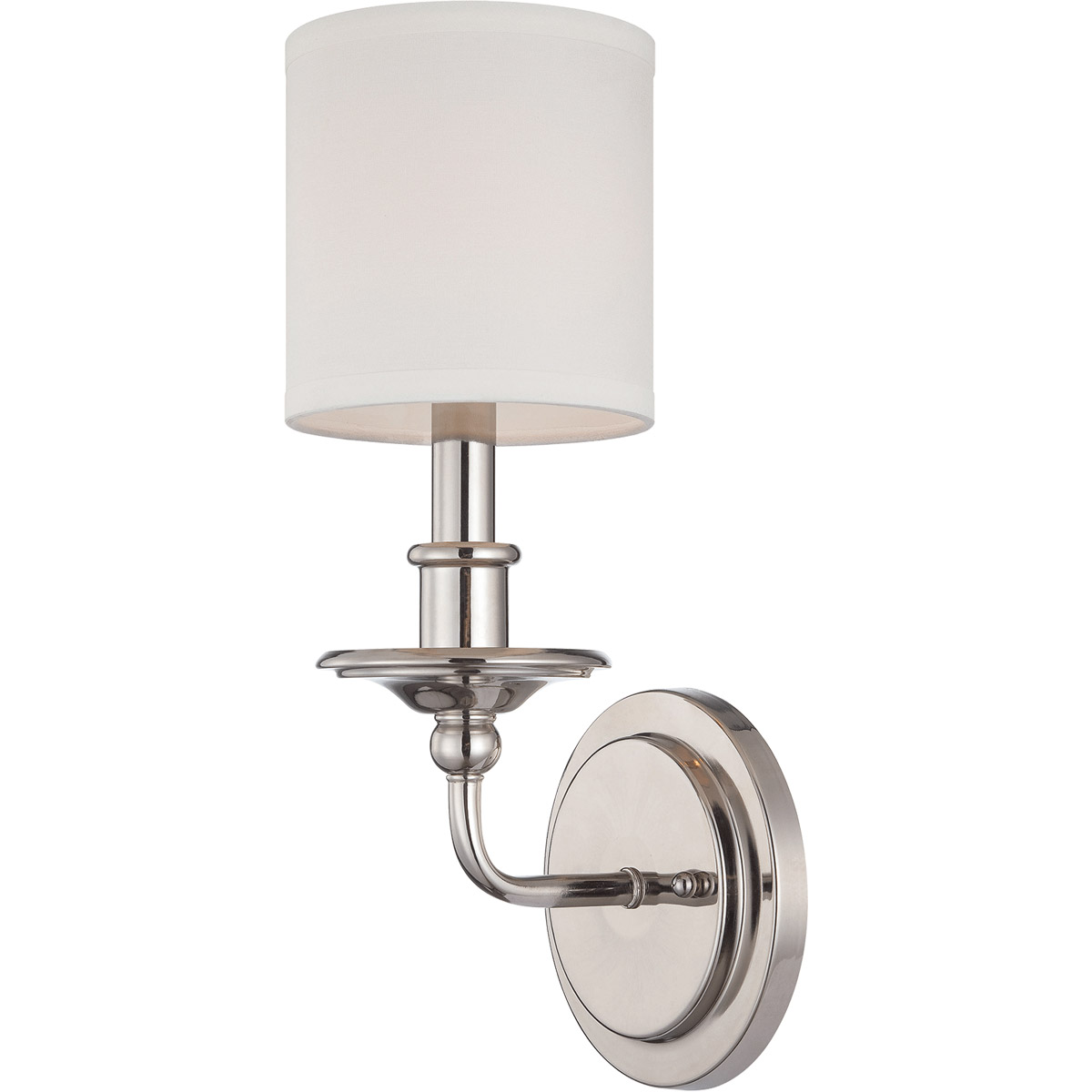 Aubree 1 Light 5.5 inch Polished Nickel Sconce Wall Light
