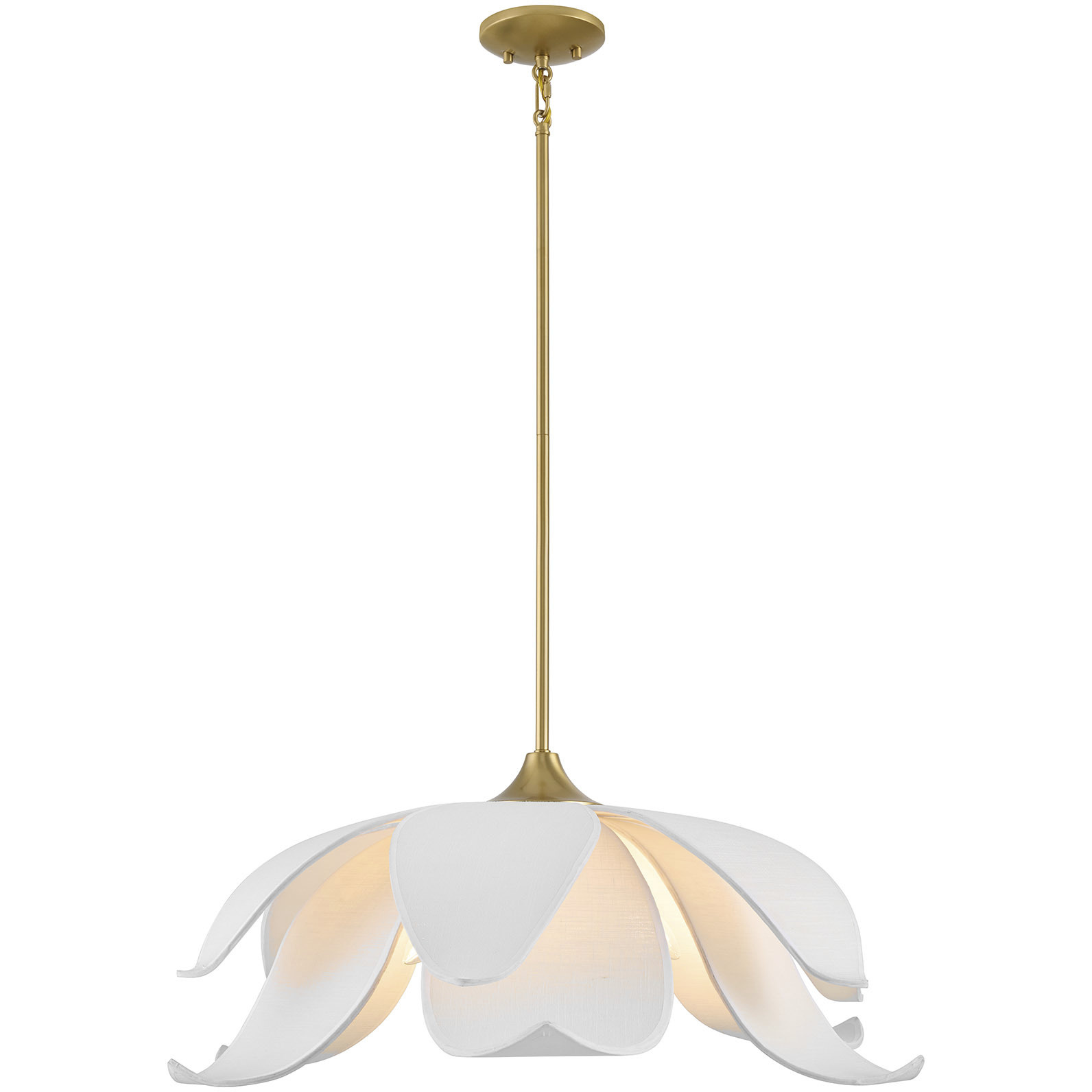 Savoy House 7-7162-6-322 Elsie 6 Light 30 inch Warm Brass Pendant