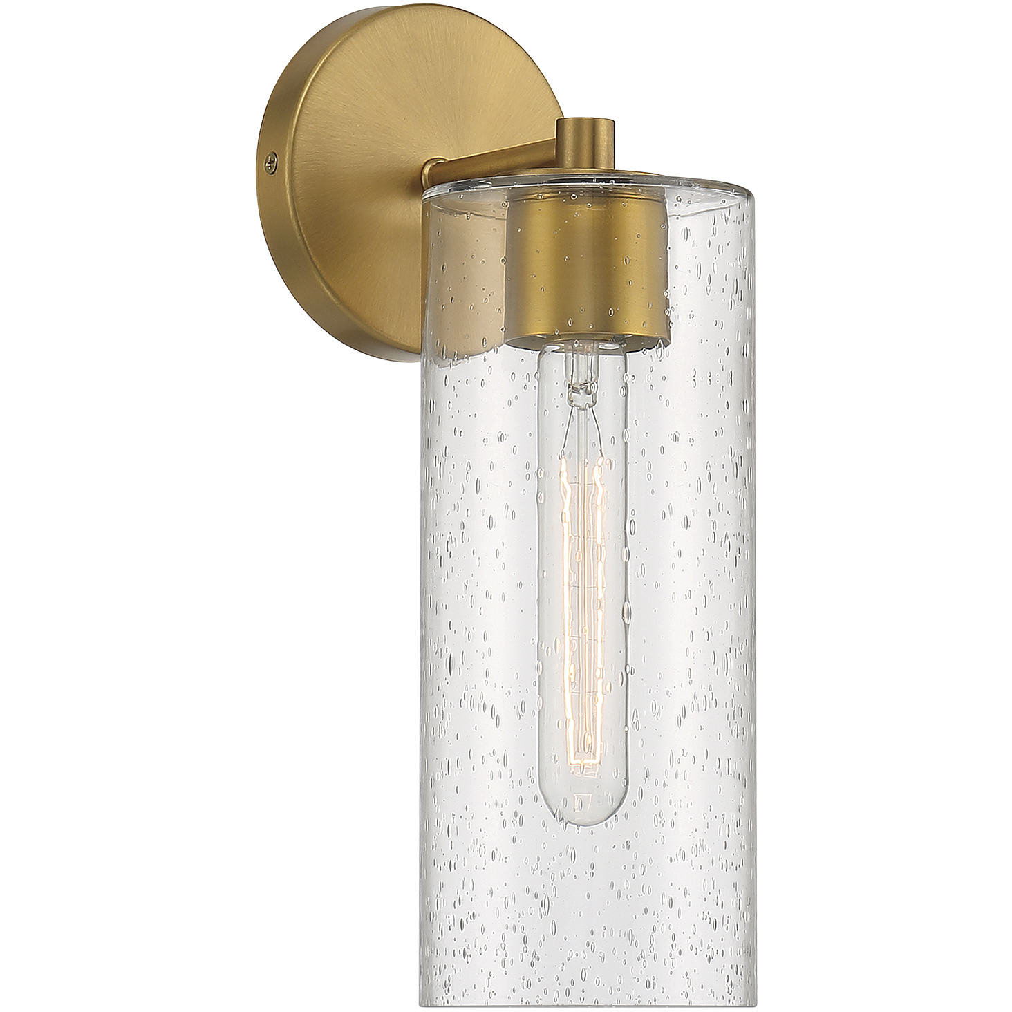 Ricci 1 Light 5 inch Warm Brass Wall Sconce Wall Light, Lighting One