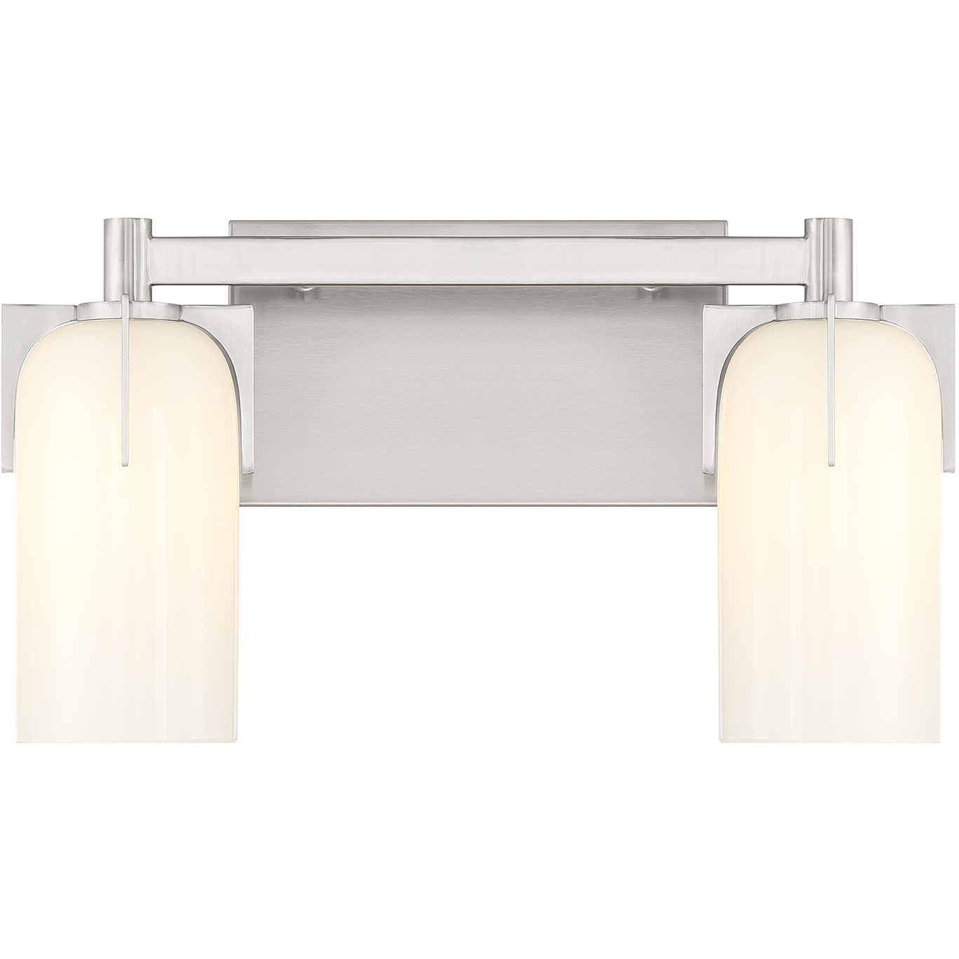 Caldwell 2 Light 14.75 inch Satin Nickel Bathroom Vanity Light Wall Light