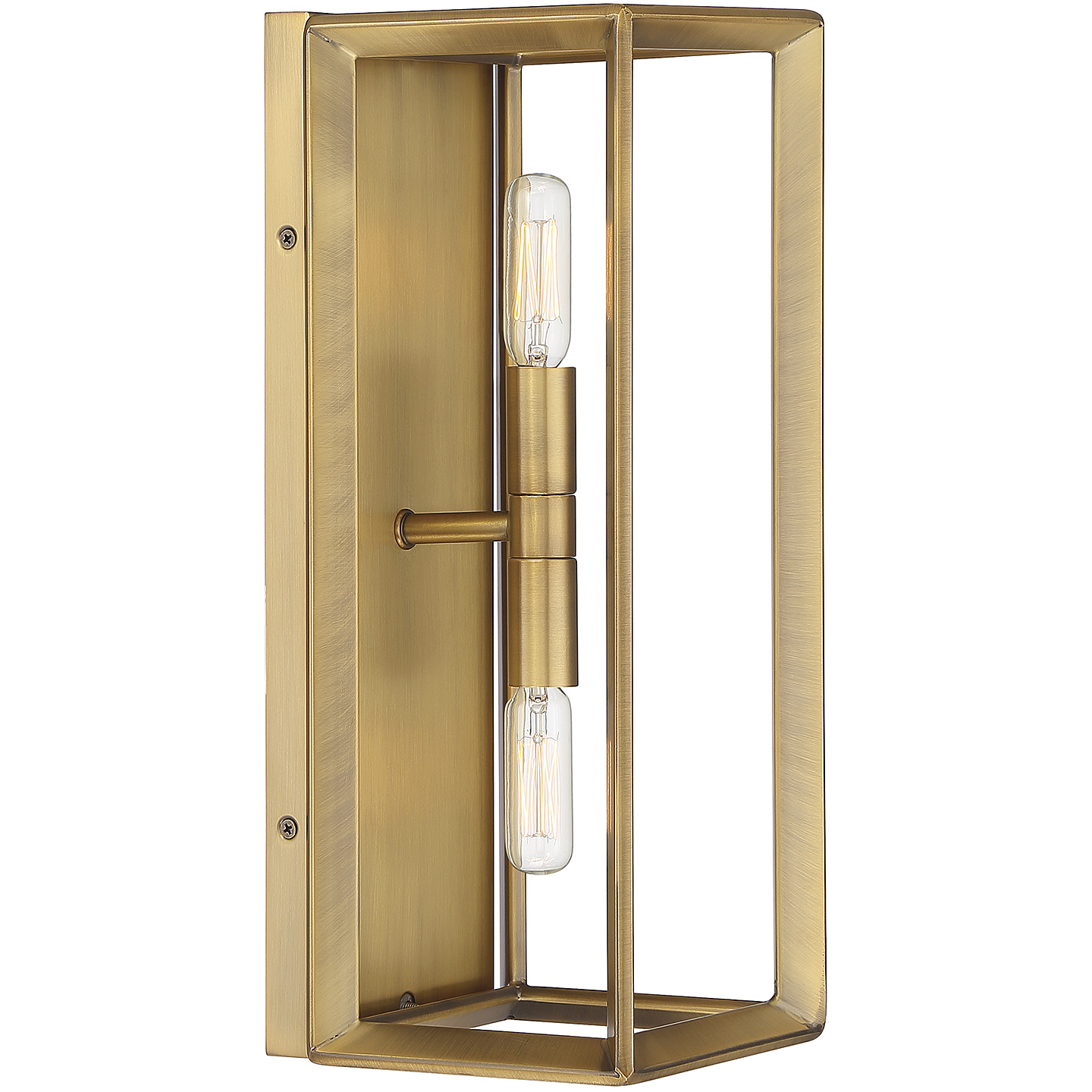Richland 2 Light 5.5 inch Warm Brass Wall Sconce Wall Light