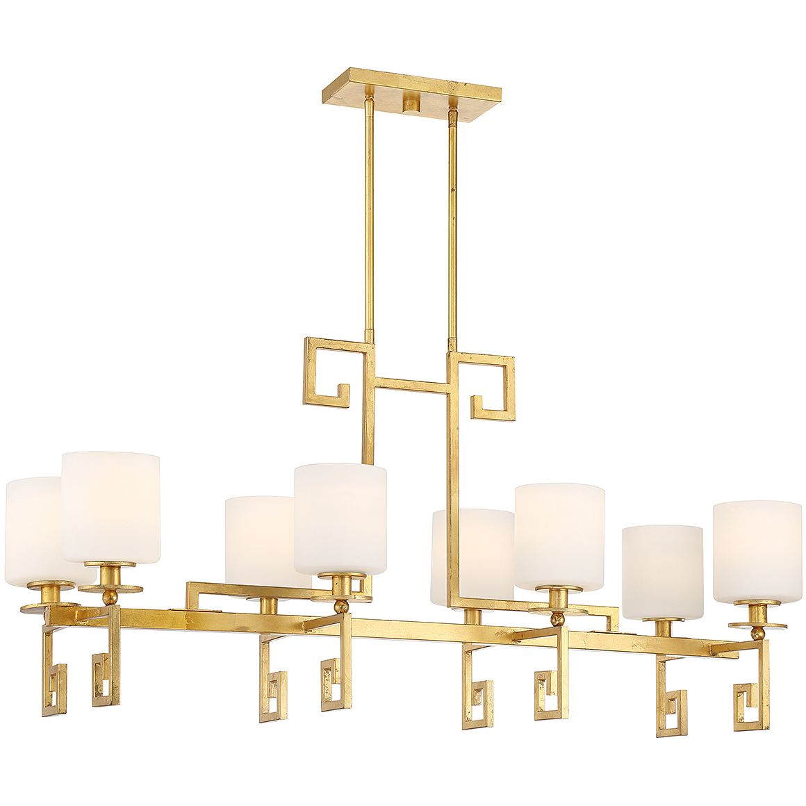 Savoy House 1-2305-8-260 Quatrain 8 Light 41.25 inch True Gold