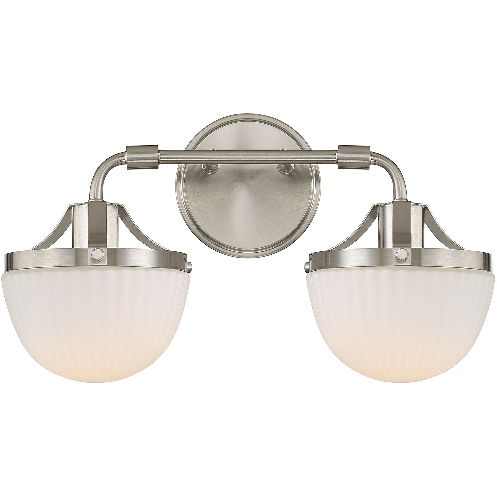 Meredith 2 Light 16.5 inch Satin Nickel Bathroom Vanity Light Wall Light