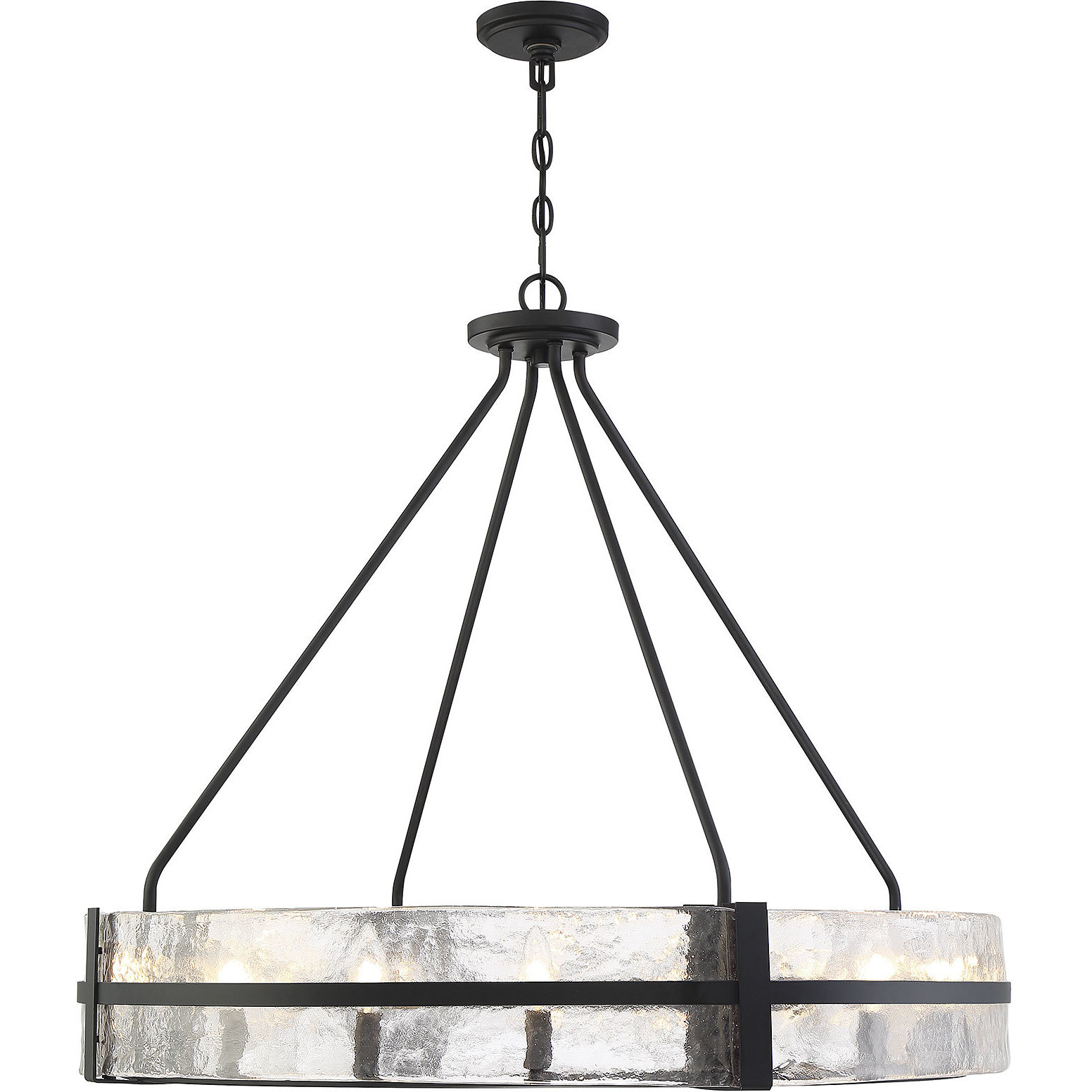 Savoy House 7-1851-12-89 Hudson 12 Light 36 inch Matte Black