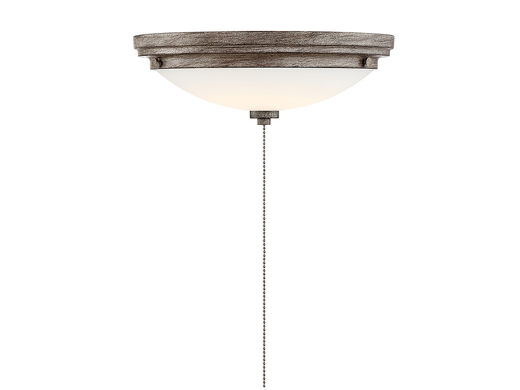 Lucerne LED Aged Wood Fan Light kit