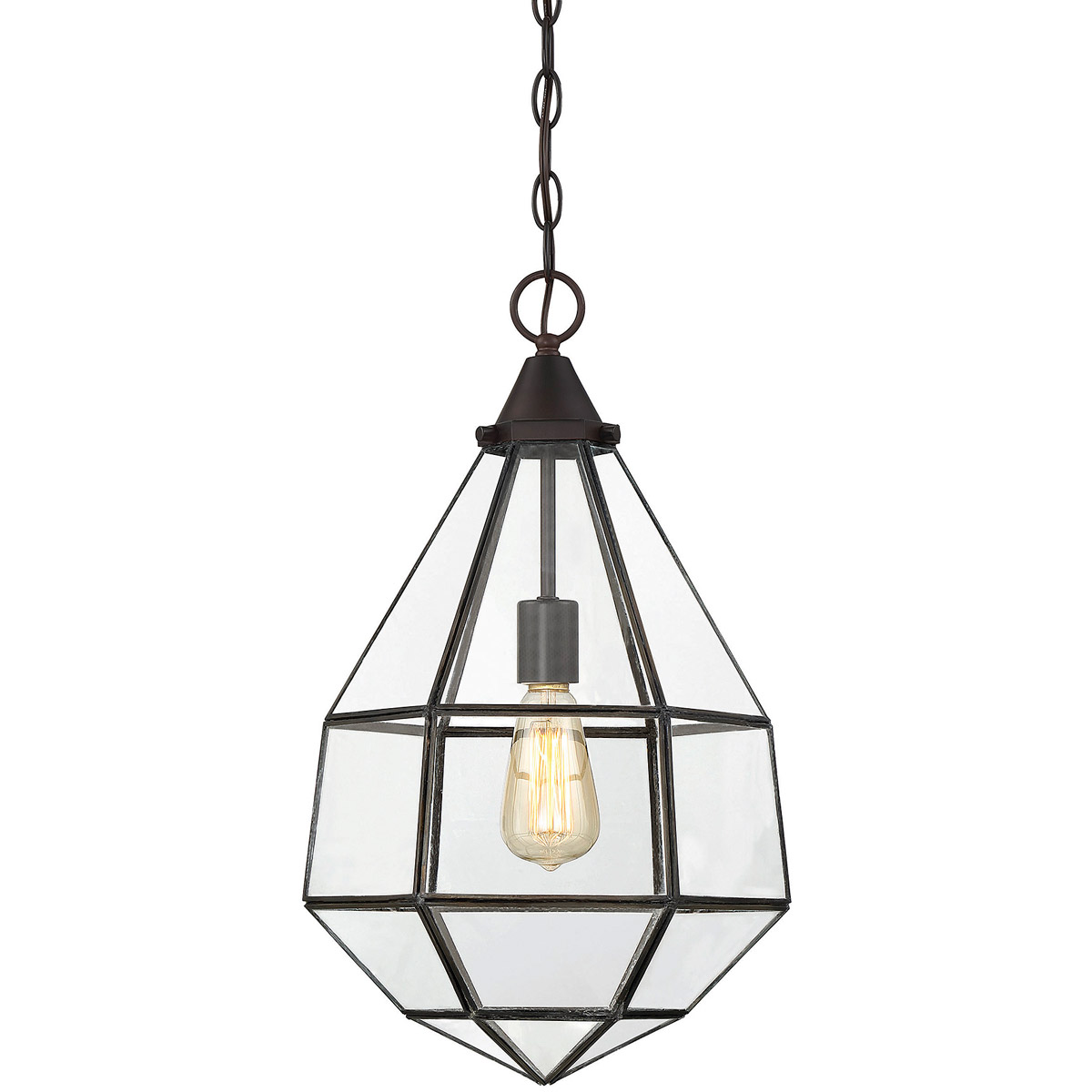 Austen 1 Light 12 inch English Bronze Pendant Ceiling Light, Small