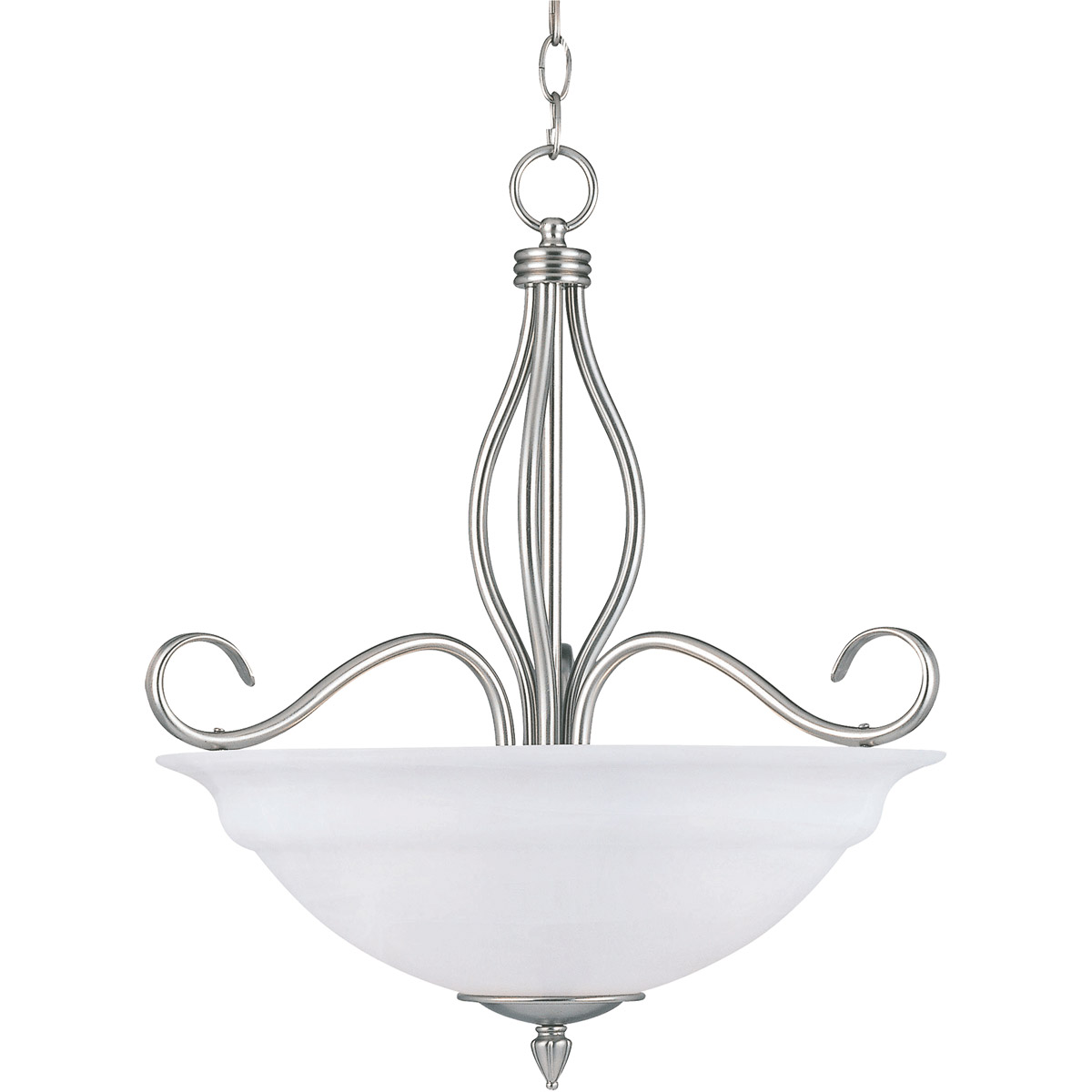 Polar 3 Light 19 inch Pewter Pendant Ceiling Light