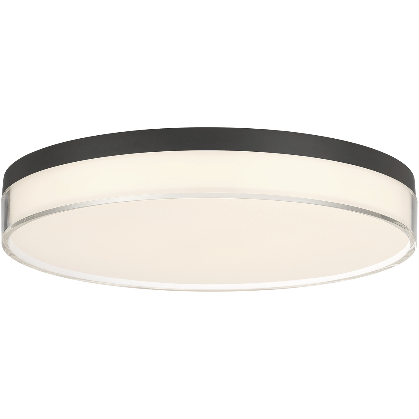 Clarion LED 13 inch Black Flush Mount Ceiling Light