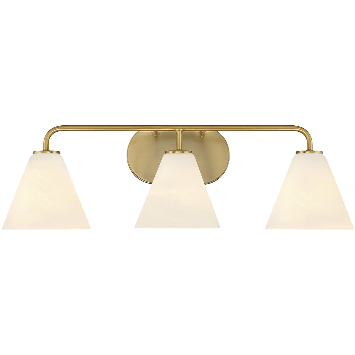 Savoy House 8-2988-3-322 Blair 3 Light 25.5 inch Warm Brass Bath