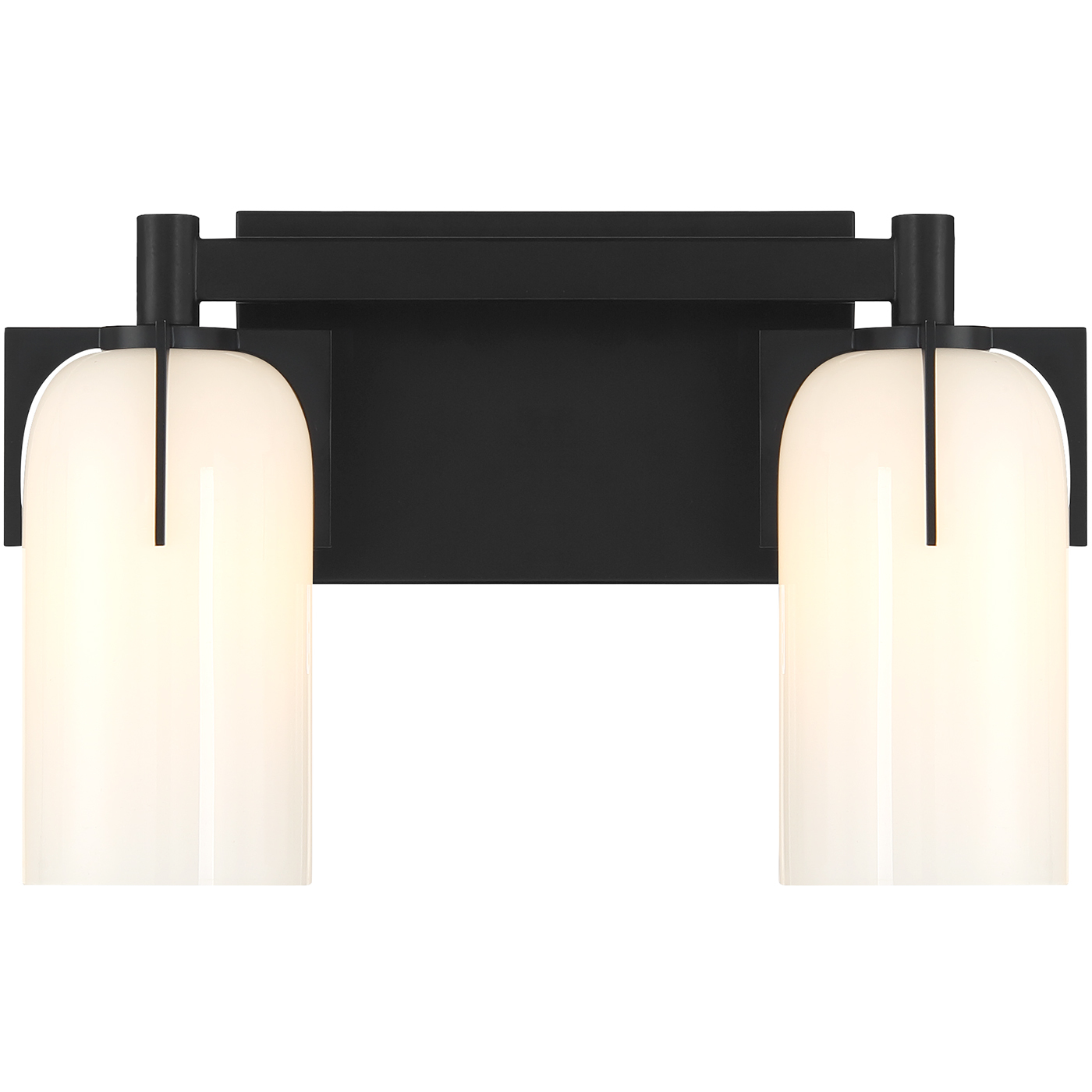 Caldwell 2 Light 14.75 inch Black Bathroom Vanity Light Wall Light