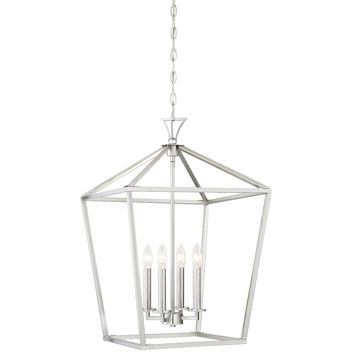 Townsend 4 Light 17 inch Satin Nickel Pendant Ceiling Light, Essentials