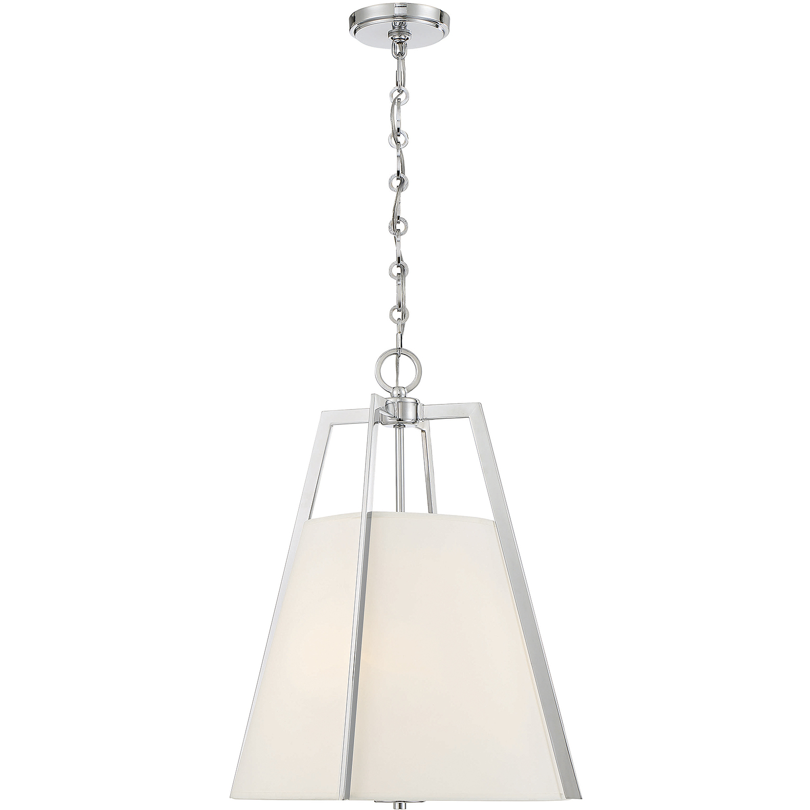 Mansfield 3 Light 18 inch Polished Chrome Pendant Ceiling Light, Essentials