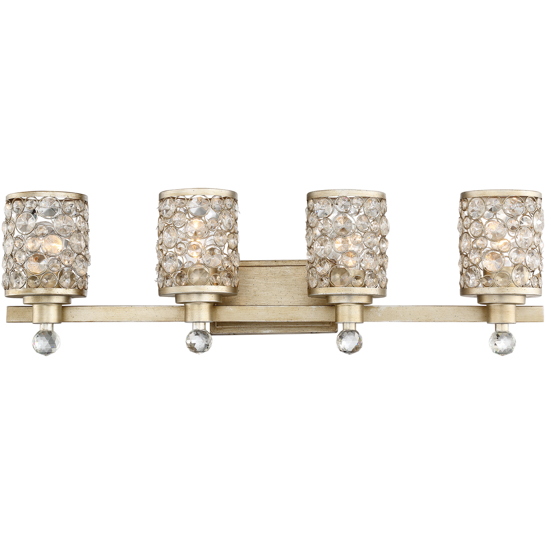 Guilford 4 Light 32 inch Aurora Bathroom Vanity Light Wall Light, Guilford