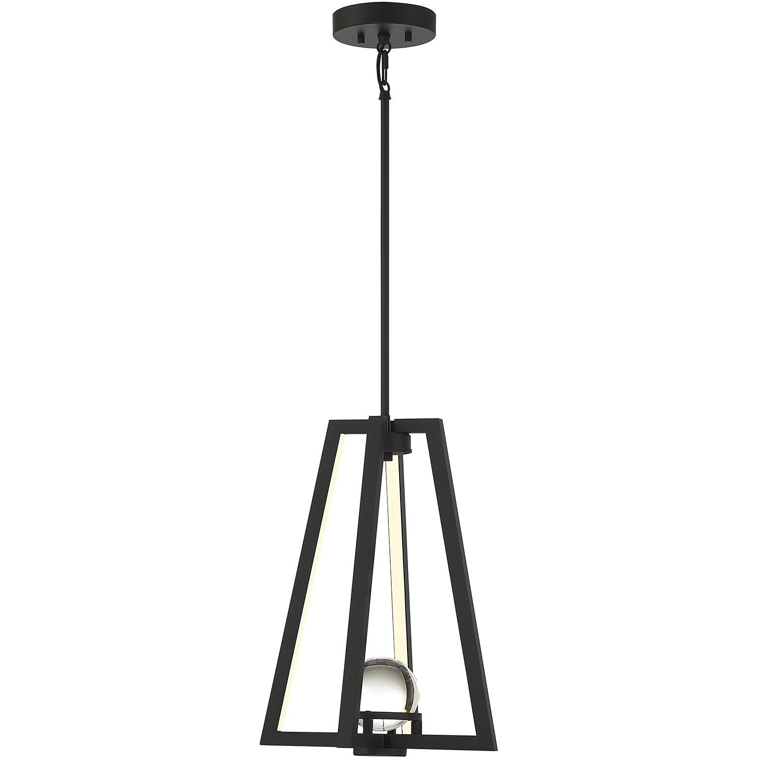 Haven LED 14 inch Matte Black Pendant Ceiling Light