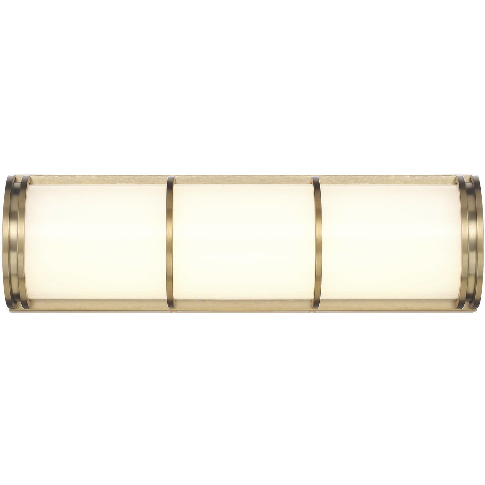 Harper LED 16 inch Warm Brass Bathroom Vanity Light Wall Light