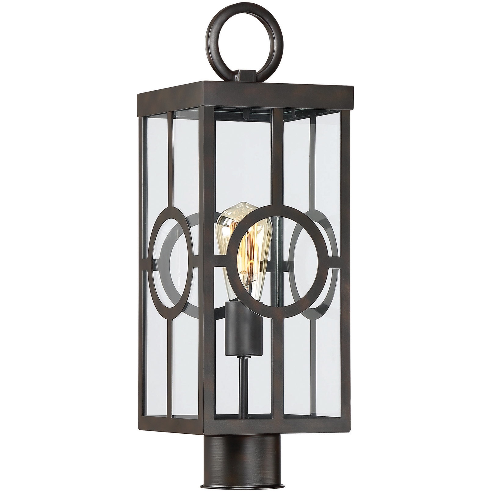 Lauren 1 Light 19.75 inch English Bronze Outdoor Post Lantern