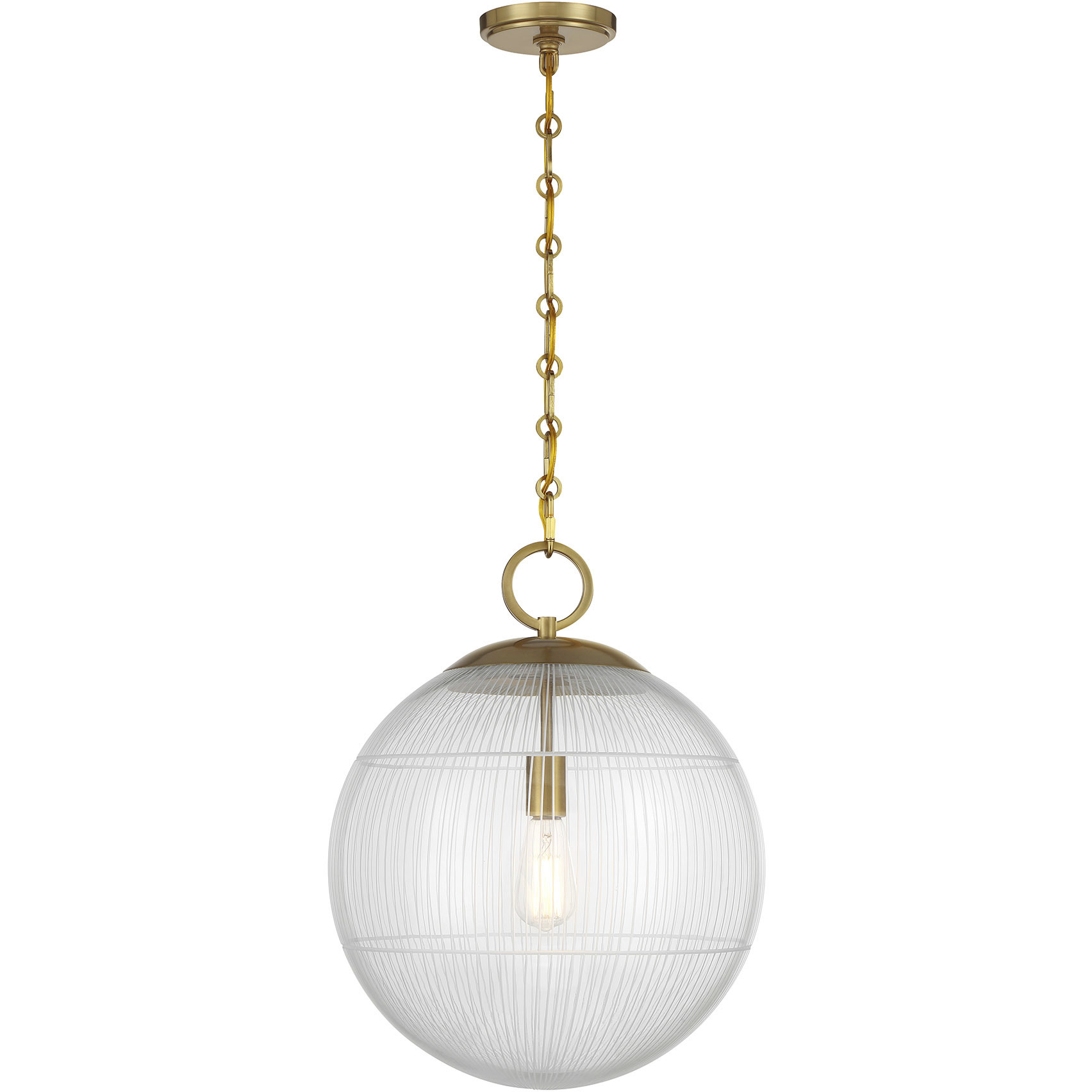 Savoy House 7-1840-1-322 Cabot 1 Light 16 inch Warm Brass Pendant