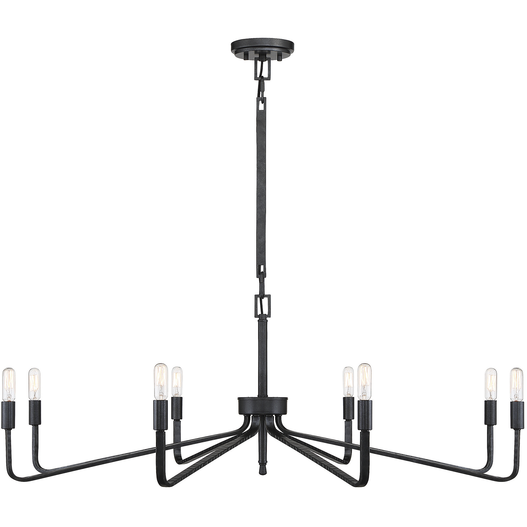 Forged iron chandelier on sale