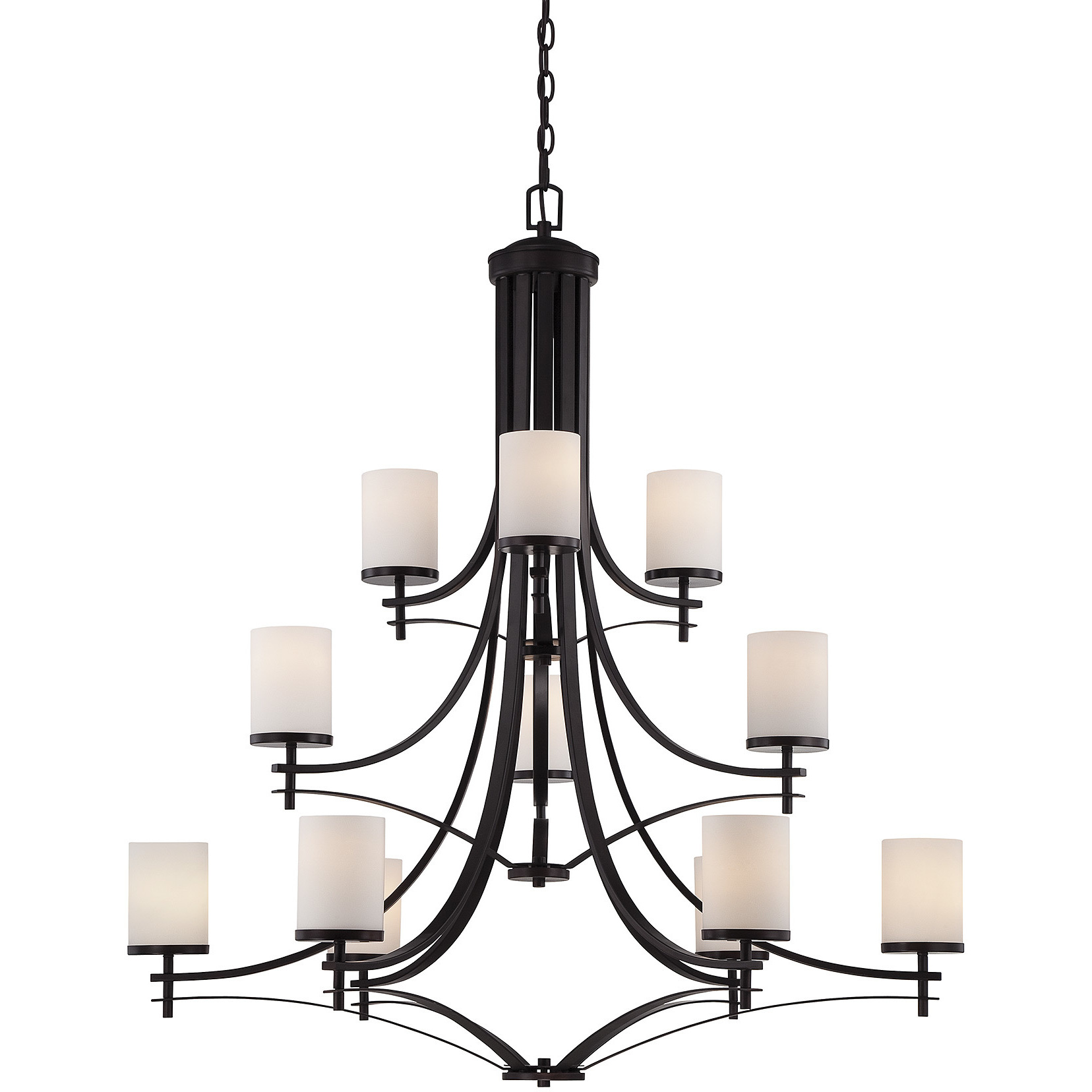 Colton 12 Light 40 inch English Bronze Chandelier Ceiling Light