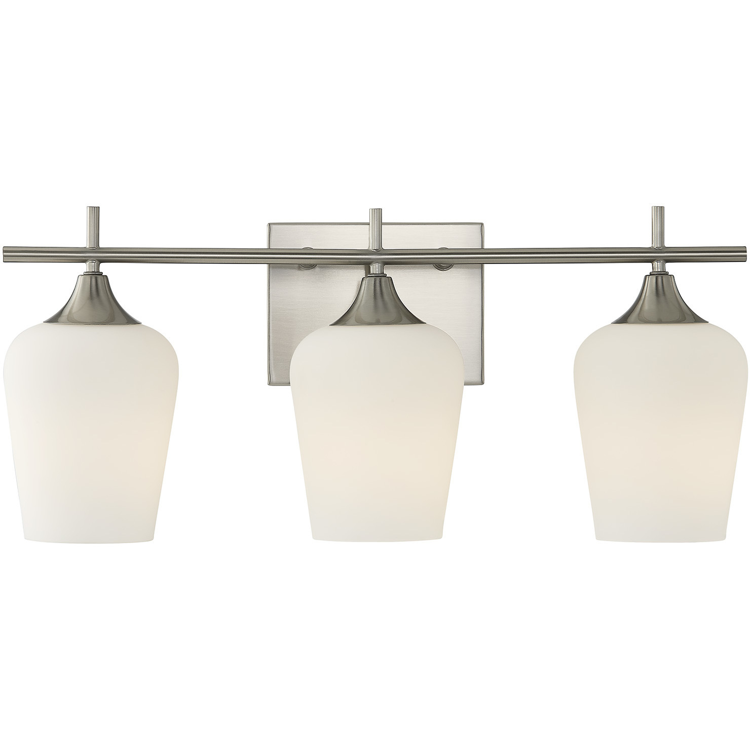 Octave 3 Light 21 inch Satin Nickel Bathroom Vanity Light Wall Light, Essentials