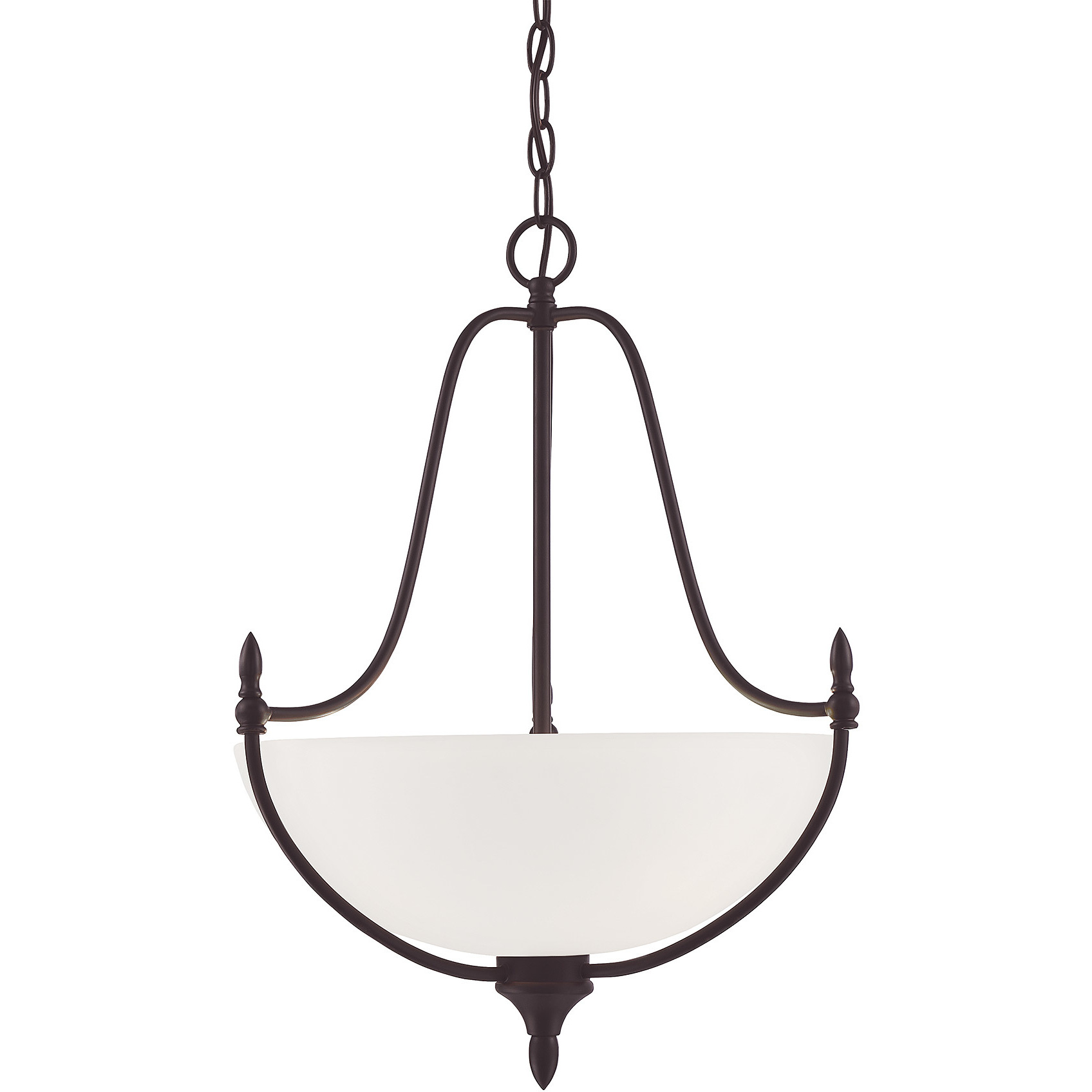 Herndon 3 Light 18 inch English Bronze Pendant Ceiling Light, Essentials