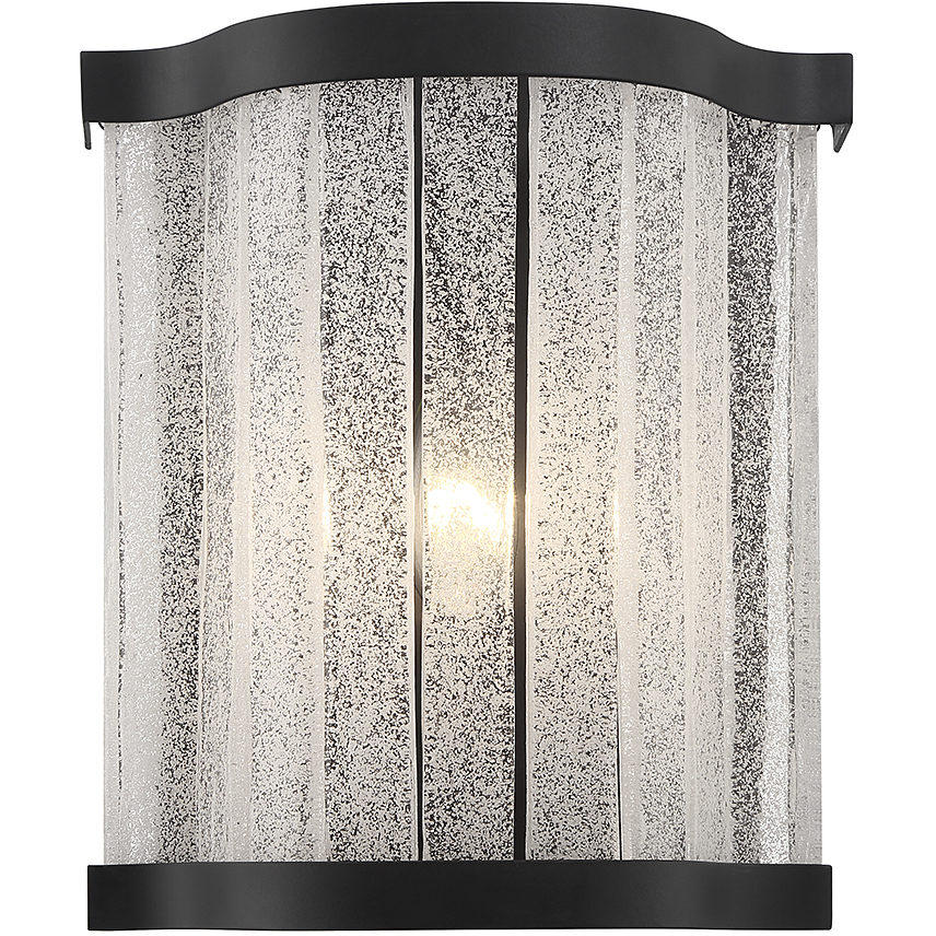 Parkside 1 Light 8 inch Matte Black ADA Wall Sconce Wall Light, Lighting One